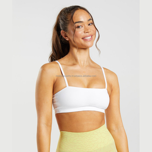 2026 New Design Solid Color Support Women's Adult Size Breathable Sports <b>Bra</b> with <b>Removable</b> <b>Pads</b> for Gym Fitness Training - Product Image 5