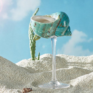 Verres à shot en coquillages naturels pour le whisky et le vin, vente en gros, pour les amateurs de plage - Product Image 5