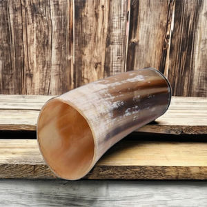 Craftshub, vaso Medieval de 6 pulgadas, cuerno Natural ecológico, cerveza Ale Premium, vino, refrescos, taza de hidromiel, vasos promocionales - Product Image 1