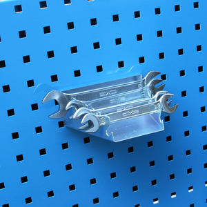 Open-End Wrench Holder <b>Pegboard</b> <b>Hook</b> Wall Display Rack Tool Organizer Storage Shelf For Workshop Garage Use - Product Image 1