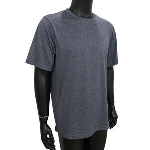 Huidu – T-shirt carré pour homme, 400G, 100 % polyester tissé, couleur unie, écologique, séchage rapide, anti-plis, coupe classique, style vintage, logo personnalisé - Product Image 2