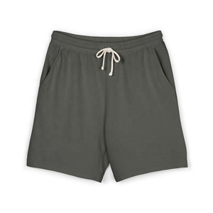 Wholesale Heavyweight Cotton Gym <b>Shorts</b> For <b>Men</b> Breathable <b>Fleece</b> Baggy Sweat <b>Shorts</b> For Running - Product Image 3