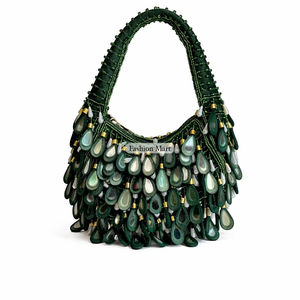 Bolso de noche con cuentas a la moda, bolso de lujo hecho a mano para mujer, venta al por mayor y MOQ bajo - Product Image 1