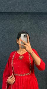 ชุดเดรสงานเลี้ยงผ้าจอร์เจตต์เทียมสไตล์อินเดีย ดีไซน์ทันสมัยหลากหลายแบบสำหรับงานวันเกิดเด็กผู้หญิง - Product Image 2