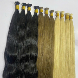 Extensiones de Cabello Humano al por Mayor, Rubio Claro, Negro, Marrón, Liso, Cabello Virgen Eslavo Vietnamita, Súper Doble Trama, Colores de Moda - Product Image 3
