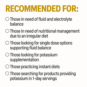 Tabletas de electrolitos nutritivos de alto potasio para hidratación y recuperación de adultos Corea OEM Alimentos saludables - Product Image 6