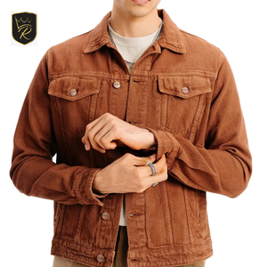 Factory Price Men's Vintage Workwear <b>Denim</b> Utility <b>Jacket</b>-Heavyweight Customizable Breathable & Eco-Friendly Export New Arrival - Product Image 6