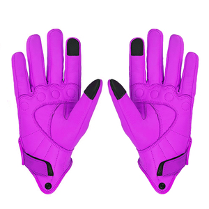 Rider <b>Gloves</b> Breathable Adjustable Full Finger Protection Motorbike <b>Gloves</b> Hook and Loop Closure <b>Touch</b> Screen Riding <b>Gloves</b> - Product Image 3