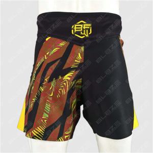 Shorts de MMA/BJJ para Hombre, Ligeros y Ecológicos, Servicio Personalizado OEM de Blaze Fight, Cómodos para Entrenamiento Sin Gi, Cintura Elástica - Product Image 3