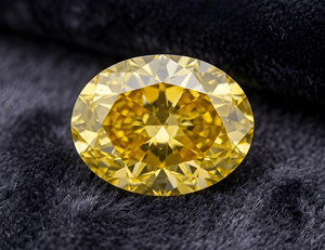 Diamant CVD Jaune Vif Fantaisie Taille Brillant 0,05-0,20 ct, 3,80*2,70-4,50*3,50 mm, Clarté VVS-SI, Diamant de Laboratoire Non Monté pour - Product Image 1