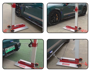 FUNISI LT400 Sistema ligero para tirar de abolladuras Herramienta de reparación de carrocerías de automóviles con base de aluminio para uso en taller automático Fuerza de tracción máxima - Product Image 4