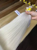 Extensions de cheveux naturels bruns vietnamiens vierges Nasa Hair en vrac 1kg, emballage personnalisable avec logo, cuticules intactes, blond, noir