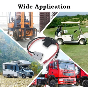 Connecteur à sertir annulaire personnalisé 50A à courant élevé, avec isolation en PVC et conducteur en fer nu plaqué argent SOCARO - Product Image 4