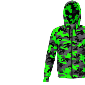 เสื้อฮู้ดดี้บุซับในหนานุ่มลายพรางพิมพ์ลายตามสั่ง ผลิตจากผ้าฝ้าย 100% สำหรับผู้ชาย ใส่กลางแจ้ง อุ่นสบาย รับผลิตแบบ OEM จากโรงงาน - Product Image 3