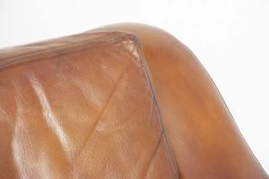 Sofá de Dos Plazas de Diseño Moderno Sueco de Mediados de Siglo, con Tapicería de Cuero Cognac Hecha a Mano y Estructura de Madera Sólida, Alta Demanda - Product Image 2