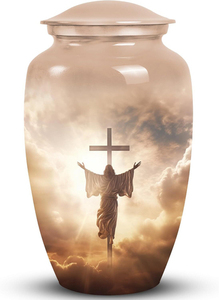 Urnas de Cremación Modernas Hechas a Mano para Adultos, Urnas Conmemorativas Decorativas de Estilo Americano para Cenizas de Hombres y Mujeres - Product Image 5