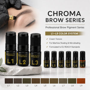 Ensemble de pigments pour sourcils LOVBEAUTY PMU, encre de microblading semi-permanente pour maquillage permanent, salon de beauté - Product Image 1