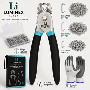 LUMINEX IMPEX LUB=113 <b>Long</b> <b>Nose</b> Stainless Steel Lightweight Smooth Work Jewelry Making Polishing Pliers for Bracelet Making DIY - Product Image 4