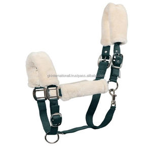 High Quality Durable Nylon Fluffy Horse Halter Comfortable Fleece <b>Padding</b> with Adjustable Crown and Neck Stainless Steel Fitting - Product Image 4