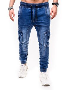 Jeans décontractés pour hommes, vente en gros, jeans slim personnalisés pour homme, jeans en denim bleu de haute qualité, jeans pour hommes populaires - Product Image 5