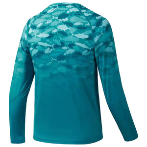 T-shirt de pêche pour homme, col rond, 100 % polyester, imprimé, différentes couleurs, nouveau design, article le plus vendu 2026 - Product Image 6