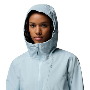 Veste de pluie imperméable pour femme, respirante, séchage rapide, coupe-vent à capuche, pour course, randonnée, voyage, personnalisable OEM, marque privée - Product Image 5