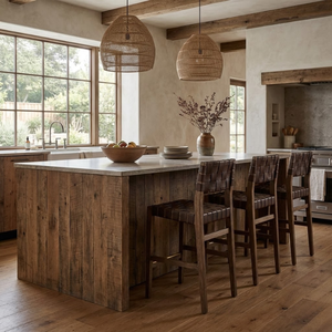 Elegante Silla de Comedor de Estilo Francés con Respaldo de Caña Tallada a Mano, de Roble Macizo para Interiores de Lujo - Product Image 6