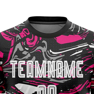 Maillot de football personnalisé de haute qualité avec logo imprimé, grande taille, respirant, pour adultes, style unique, idéal pour les équipes sportives - Product Image 3