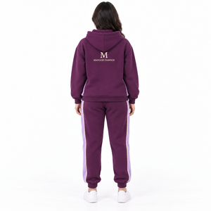 MANGOES FASHION Chándal Unisex de Forro Polar Grueso de Poliéster/Algodón de 500 Gsm, Ecológico, Transpirable, con Cierre de Cordón - Product Image 2
