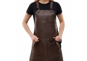 Genuine Leather Machinist <b>Apron</b> for CNC Metal Lathe <b>Work</b>-Professional Oil Resistant Smell Proof Protection Workshop Safety Gear - Product Image 6