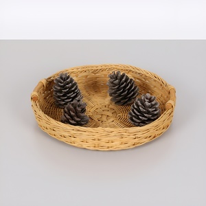 Braided rattan <b>tray</b> for coffee table decor superior quality natural <b>storage</b> <b>trays</b> lowest cost - Product Image 6