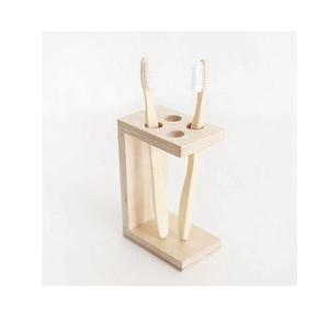 Handmade Top Trending Wooden <b>Toothbrush</b> Toothpaste <b>Holder</b> Best quality Natural Wooden Color At Wholesale Price - Product Image 5