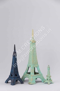 Eiffel Tower Sculpture Gold Plated Metal Figure Modern Handmade Tabletop <b>Decoration</b> for Living Room or Office Desk - Product Image 4