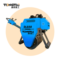 Compacteur vibrant à tambour unique porté à la main pour la construction routière, le compactage des sols et l'aménagement paysager