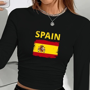 Camisa manga larga moda mujer bandera española - Product Image 2