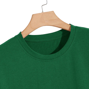 เสื้อยืดคอกลมสีเขียวสำหรับผู้ชาย แขนสั้น ลำลอง ระบายอากาศได้ดี แห้งเร็ว ดีไซน์โลโก้ ทรงปกติ ใส่ได้ทุกวันในฤดูร้อน ทันสมัย ไซส์ XXS - Product Image 6