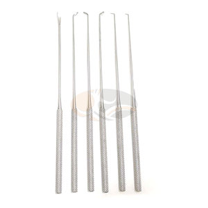 Ensemble de micro-dissecteurs en acier inoxydable réutilisables, kit d'instruments chirurgicaux pour microchirurgie de précision, neurochirurgie, chirurgie cérébrale - Product Image 4