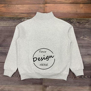 Fabricación al por Mayor de Camisetas de Cuello Alto para Mujer, 100% Algodón, Material Suave, Corte Holgado y Cómodo, Nuevo Estilo, Logotipo Personalizado, MOQ Bajo - Product Image 3