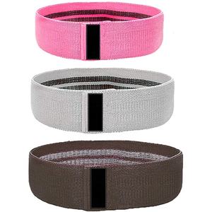 OEM Custom Logo Gym Exercise Yoga Band Fitness Exercise Sexy Booty Band Non <b>Slip</b> Hip Circle Fabric Resistance Bands Set 3 Pieces - Product Image 1