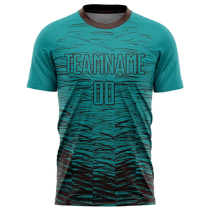 Maillot de football écologique à séchage rapide 100% polyester de haute qualité, vêtements de sport d'extérieur, vêtements de sport haut de gamme du Pakistan - Product Image 1