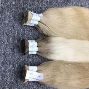 Haute qualité 100% vierge Non-Remy brut crépus droit vietnamien cheveux humains pour Extensions couleur claire dentelle avant cheveux - Product Image 2