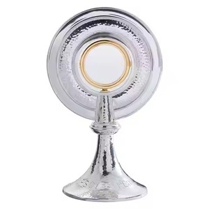 Espejo Monstruosario de Latón Chapado en Oro, Diseño Popular, Emblema Religioso, Decoración de Mesa para Uso en Iglesias Católicas - Product Image 4