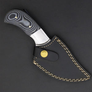 Cuchillo de caza de acero de Damasco hecho a mano de alta calidad, personalizado, con mango de madera, tipo Skinner, de 4 pulgadas, ¡muy vendido! - Product Image 3