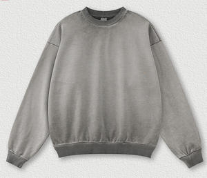 Sweat-shirt décontracté et confortable pour femme, 300 g/m², mode automne, manches longues, pull uni, grande taille - Product Image 5