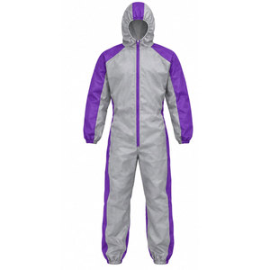 Combinaison de travail jetable, combinaison de protection non tissée intégrale avec capuche et fermeture éclair pour la construction et la peinture - Product Image 2