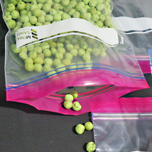 Bolsa de alimentos con doble cremallera a prueba de fugas de fábrica adecuada para refrigerador congelador y almacenamiento diario de alimentos - Product Image 2