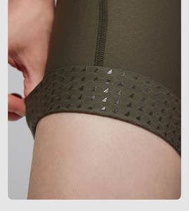 Cuissard de cyclisme pour homme, ajusté, anti-humidité, en Spandex et Nylon, long, sans coutures, couleur unie - Product Image 6