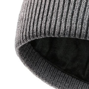 Chapeau d'hiver unisexe en tissu tissé personnalisable de haute qualité Ikhlas Sports, logo, bonnet en polyester/coton, casquette de plage tricotée pour adultes - Product Image 6