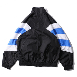 Blouson matelassé homme rouge et noir, imperméable, coupe-vent, à fermeture éclair, col montant, style sportif, pour l'hiver, en toile classique - Product Image 6