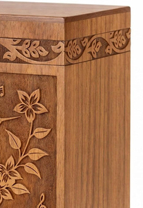Urnas de Madera para Adultos, Urna Funeraria Artesanal de Madera Pulida, Urna para Entierro a Bajo Precio - Product Image 5